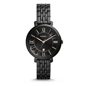 Fossil Black Dial Ladies Watch