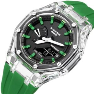 G-shock Green Silicon Premium Watch