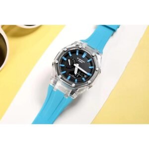 G-shock Sky Blue Silicon Premium Watch