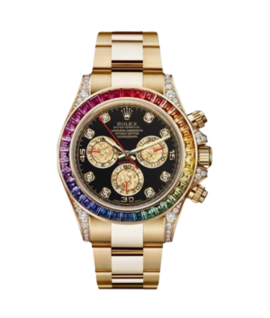 rolex rainbow daytona gold