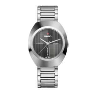 RADO DISTAR SILVER BLACK Metal WATCH