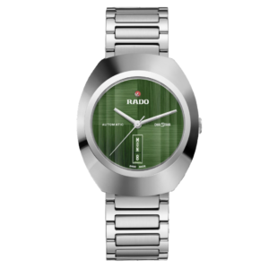 RADO DISTAR SILVER Green Metal WATCH