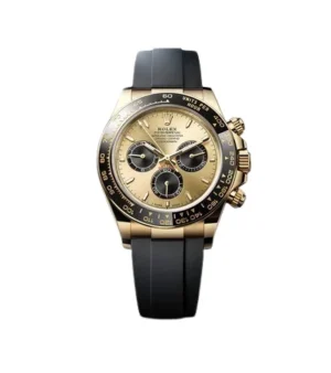 ROLEX DAYTONA OYSTER FLEX (GOLD BLACK) with ( OG KIT )