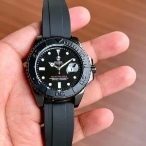 ROLEX YACHT MASTER OYSTER FLEX (BLACK – BLACK) with ( OG KIT )