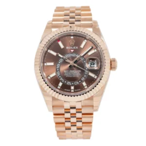 ROLEX SKY DWELLER (GOLD CHOCOLATE) with ( OG KIT )