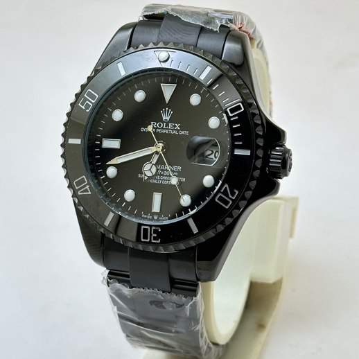 Rolex Submariner Black Metal Watch with ( OG KIT )