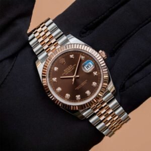Rolex Datejust Rosegold Gold Diamond Metal Watch with ( OG KIT )
