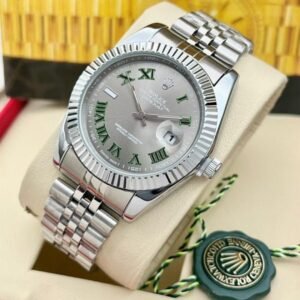 Rolex Datejust Silver Grey Dial Metal Watch with ( OG KIT )