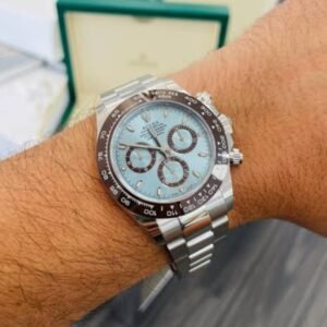 Rolex Daytona Platinum Ice Metal Virat Kholi Watch with ( OG KIT )