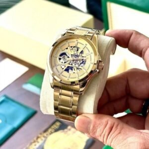 ROLEX AUTOMATIC FULL GOLD PREMIUM QUALITY WATCH WITH OG BOX