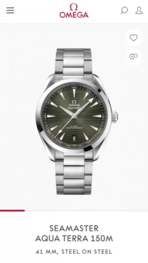 Omega Seamaster Aqua Terra 150M with ( OG KIT )
